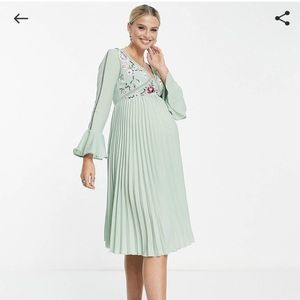 NWT sage midi dress